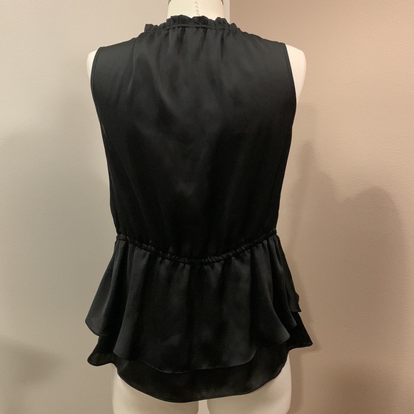 Cynthia Steffe Black Drawstring Sleeveless Top size small - Picture 7 of 10